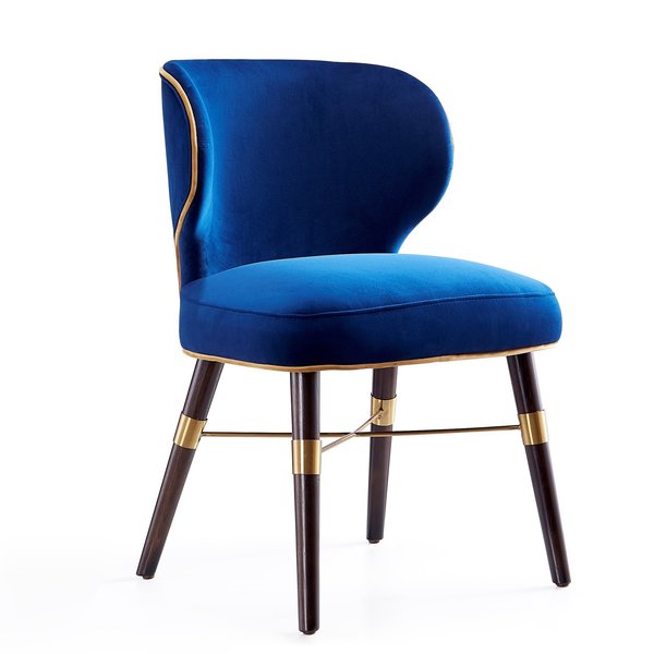 Manhattan Comfort Strine Dining Chair in Royal Blue DC045-BL